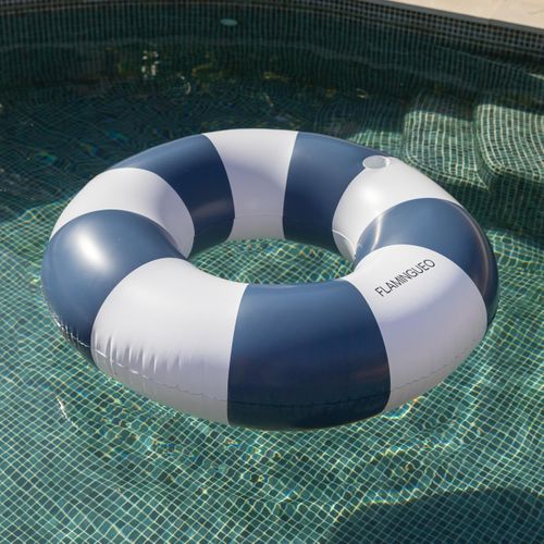 Bouée Piscine Geante Pvc Bleu 121 X 121 Cm