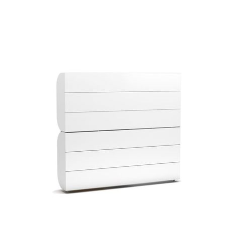 Lit Superposé Escamotable + Matelas Blanc 90x200/90x200cm