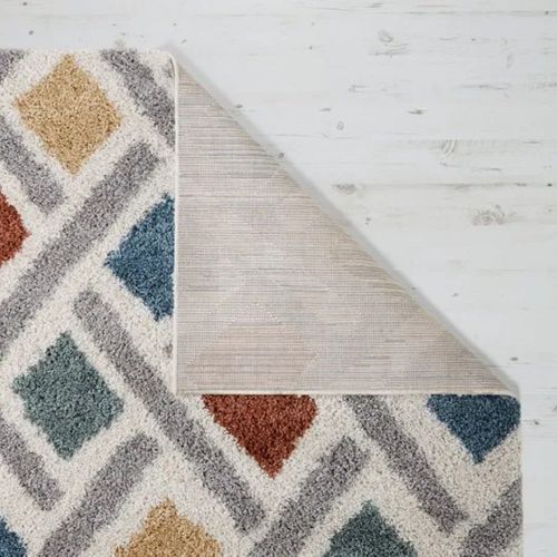 Tapis De Salon Sketchy En Polypropylène - Multicolore - 120x170 Cm