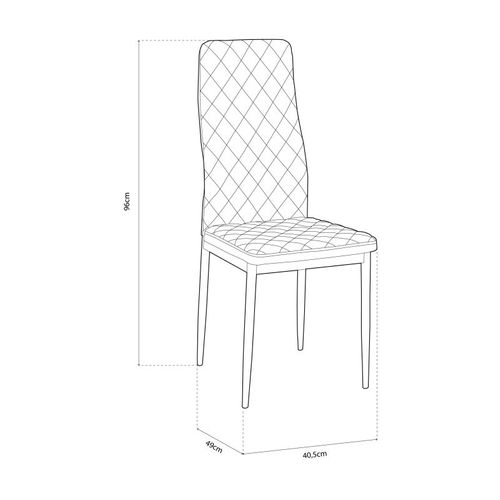 Lot De 6 Chaises De Salle à Manger Lacey