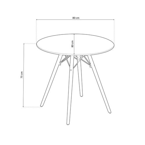 Table De Salle à Manger Ronde Tower
