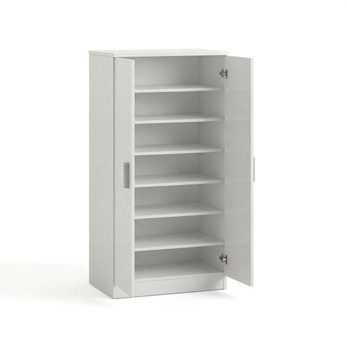 Meubles à Chaussures Avec 2 Portes - Blanc