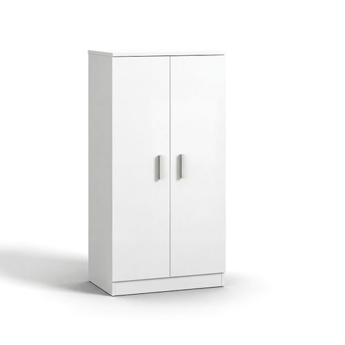 Meubles à Chaussures Avec 2 Portes - Blanc