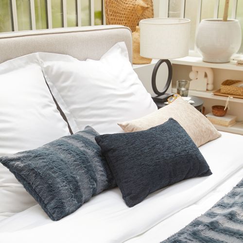 Coussin 30x50 cm PILAR Noir