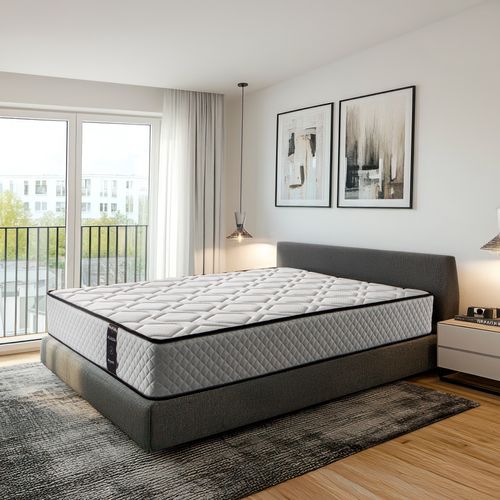 Matelas à Ressorts Ensachés 180x200 Cm ALLEGRA - Épaisseur +/- 27 cm- Face Hiver/été - Ferme