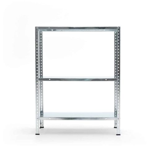 Étagère De Rangement à 3 Niveaux Nils Solid 90 70x30x90cm Charge Lourde 150kg Cadre Acier Galvanisé