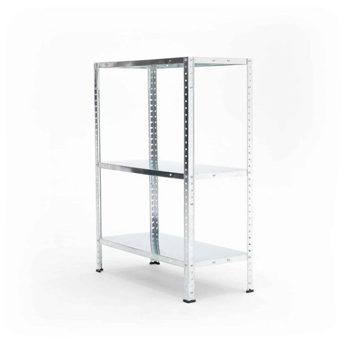 Étagère De Rangement à 3 Niveaux Nils Solid 90 70x30x90cm Charge Lourde 150kg Cadre Acier Galvanisé