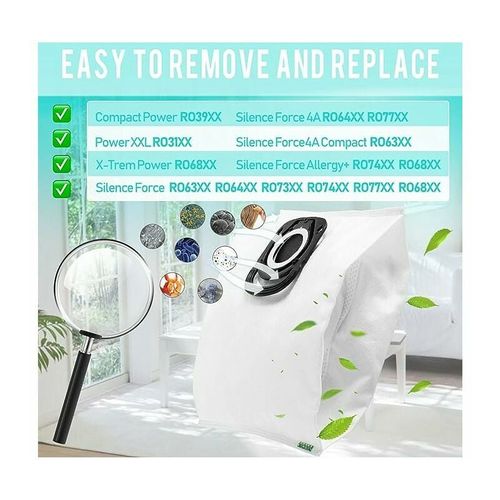 Sac Aspirateur Hygiène Rowenta 16 Sacs Pour Aspirateur Rowenta