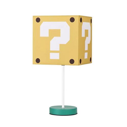 Lampe Icône Super Mario Veilleuse De Chevet Carrée En Forme De Point D'interrogation