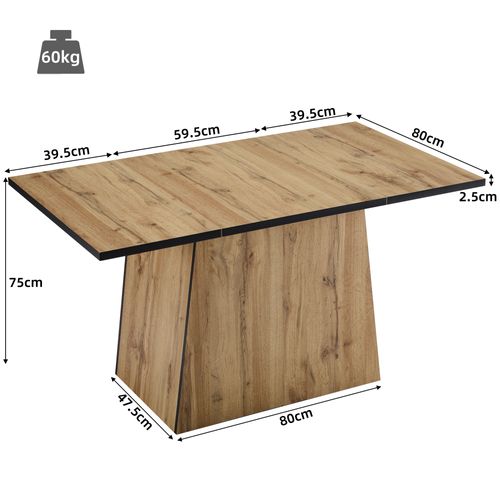 Ensemble 5 Pièces, Table Et 4 Chaises Rotin, Coussins Cuir Pu, Design Unique, Grain De Bois
