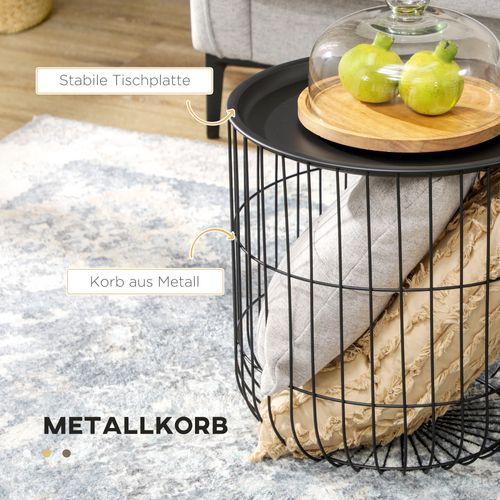 Table De Bistrot Table De Jardin Ronde, Table D'appoint En Rotin, Pour Terrasse Et Balcon