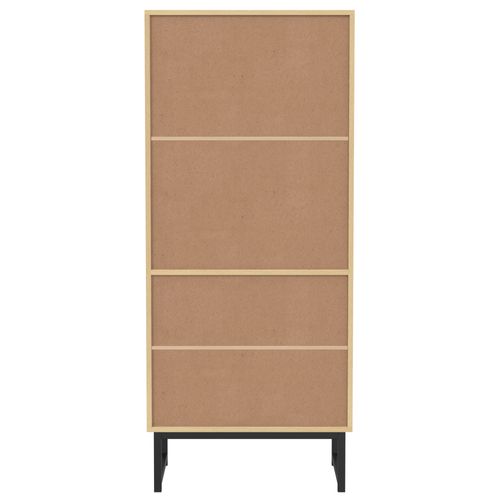 Meuble Bar Avec Casier à Bouteilles, Support à Verres Suspendus Et 2 Tiroirs Ova