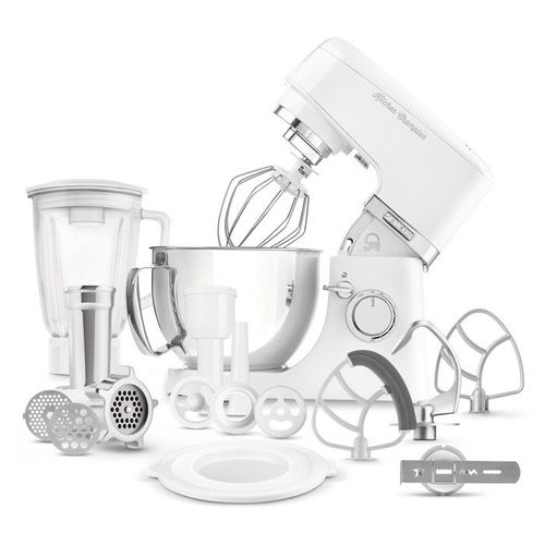 Robot Pâtissier Kitchen Champion Stm 6350wh - 1000 Watt - Blanc - 8 Présélections - Bol 4.5l