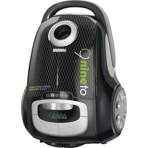 Aspirateur Traineau Avec Sac - Svc 9000bk - 800 W - 69 dB - 4 L - Noir