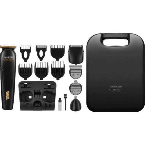 Tondeuse à Cheveux Professionnelle - Shp 8305bk - 12 Accessoires - Noir
