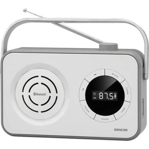 Récepteur Radio Portable Pll Fm Avec Bt, USB, Micro Sd Et Aux - Srd 3200 W