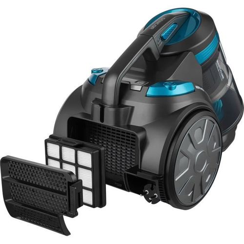 Aspirateur Traineau Sans Sac - Svc 1086tq - 700 W - 78 dB - 3,5 L - Noir / Bleu