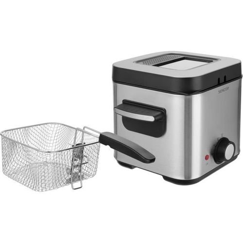 Friteuse - Sfr 6200ss - 900 W - 1,5 L - Noir / Acier Inoxydable