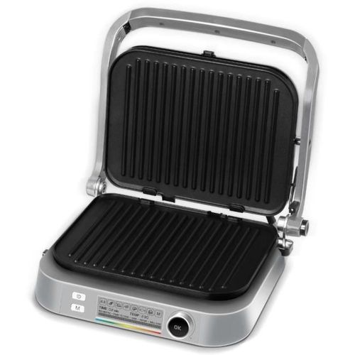 Sbg 6231ss Gril Électrique Contact 2100 W, Écran LCD, 3 Plaques Antiadhésives, Cooltouch
