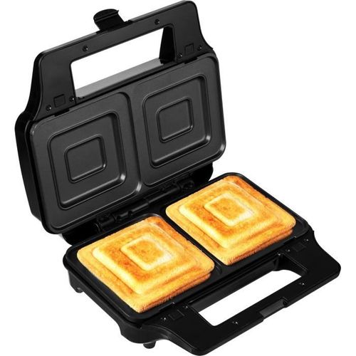Appareil à Croque-monsieur 4 En 1 - Ssm 9940ss - 900 W - 4 Plaques - Boîtier Cooltouch - Argent