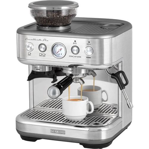 Machine à Expresso - Ses 6010ss - 15 Bars - Broyeur à Café - 250 G De Grains - Inox
