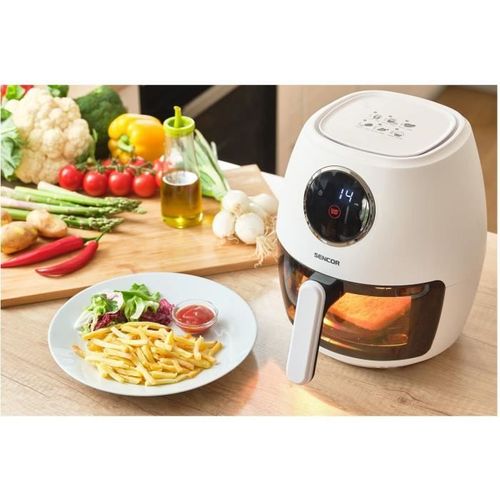 Friteuse à air - Sfr 5340wh - 1300 W - 3,5 L - Blanc