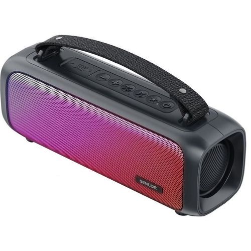 Enceinte Bluetooth Portable - Sss 3000 Kids Light Speaker - 16 W - 2 Haut-parleurs - Ipx4 - Noir