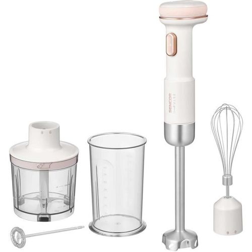 Mixeur Plongeant - Shb 9130wh - 11,1 V - Récipients 500 Et 700 Ml - Blanc