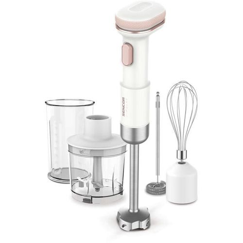 Mixeur Plongeant - Shb 9130wh - 11,1 V - Récipients 500 Et 700 Ml - Blanc