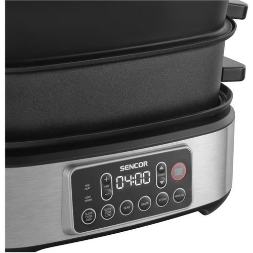 Mijoteuse Et Grill Multifonction - Spr 6300bk - 6 L - Jusqu'à 8 Portions - Noir