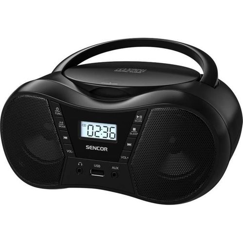 Boombox Beatfoxx CDB-1016U Avec Lecteur Cassette, CD, Radio FM/AM, Bluetooth Et USB - Alimentation Secteur
