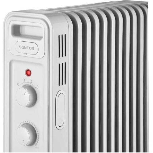 Radiateur Électrique Bain D’huile - Soh 3411wh - 2300 W - 2 Boutons - Blanc