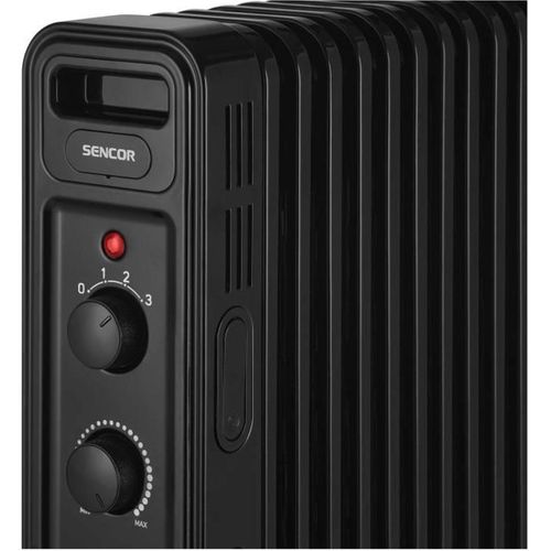 Radiateur Électrique Bain D’huile - Soh 3513bk - 2500 W - 2 Boutons - Noir