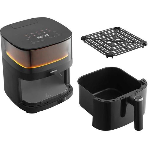 Friteuse à Air Chaud - Sfr 5050bk - Capacité 5 L - 10 Programmes De Cuisson - 1500 W - Noir