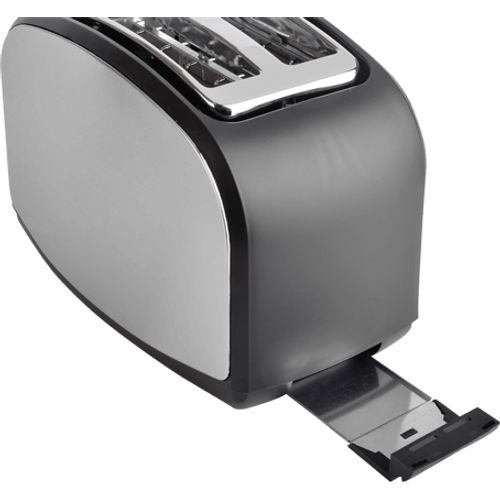 Grille Pain St 968 2 Fentes Noir, Acier Inoxydable 900 W