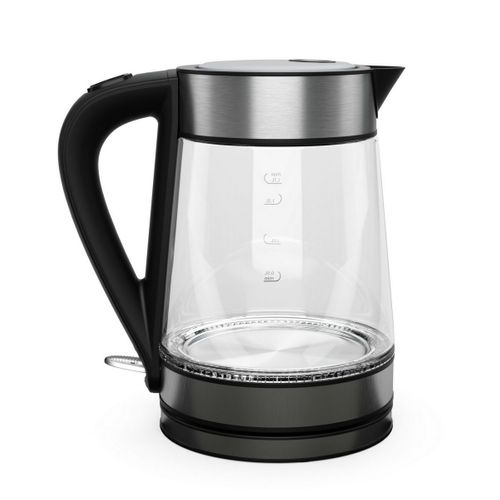 Bouilloire Sans Fil 1.70l 2200w Verre/inox - Kt300x