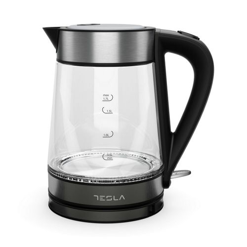 Bouilloire Sans Fil 1.70l 2200w Verre/inox - Kt300x