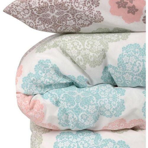 Parure De Lit - 1 Housse De Couette 220x240 Cm + 2 Taies D'oreiller 60x60 Cm - 70% Coton