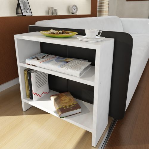 Table D'appoint En Bois "silvanus" - 17 X 51 X 49 Cm - Blanc