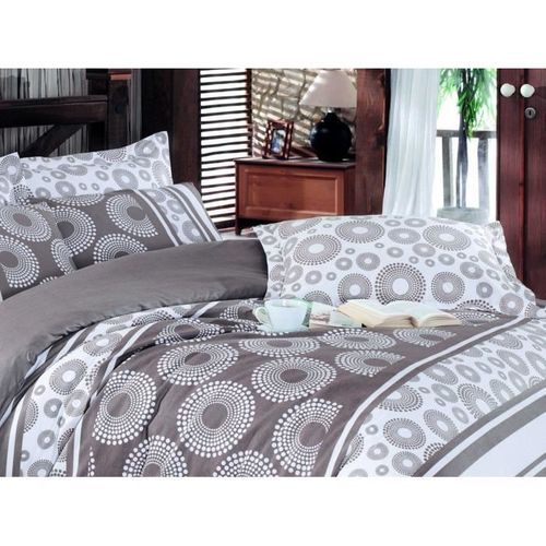 Parure De Lit - 1 Housse De Couette 220 X 240 Cm + 2 Taies D'oreiller 60 X 60 Cm - 100% Coton
