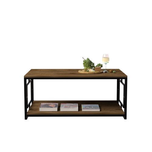 Table Basse Kelvin 120 Cm Avec Cadre Métallique