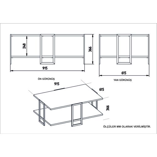 Table Basse Polka Avec Cadre Métalique Doré (effet Marbre Blanc)