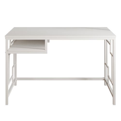 Bureau Victory Avec Le Cadre En Métal 120 Cm (blanc)