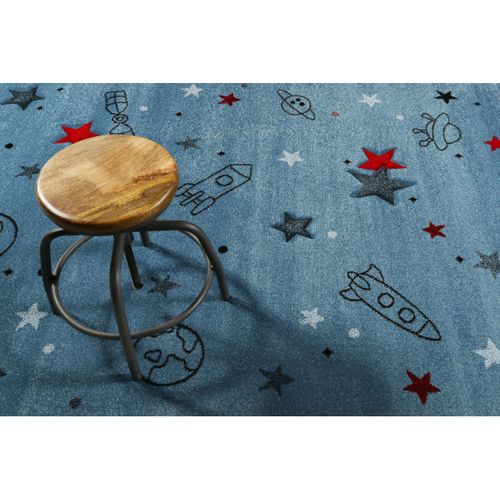 Tapis Pour Chambre Enfant Yoda Home Bleu 80x150