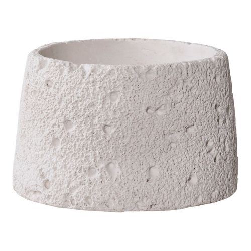 Bougeoir Aurora, Ciment, Gris, 11,8x11,8x7,2 Cm