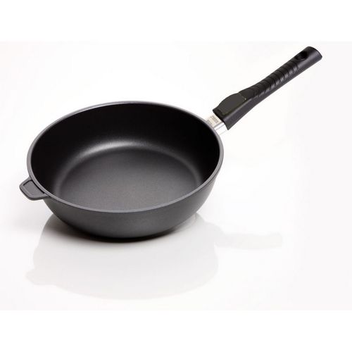 Poêle à Frire Haute Black Plus, Aluminium Moulé Sous Pression, Noir, 28x28x8 Cm