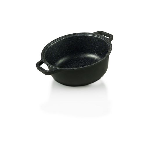 Cocotte Black Plus, Aluminium Moulé Sous Pression, Noir, 24x24x11 Cm