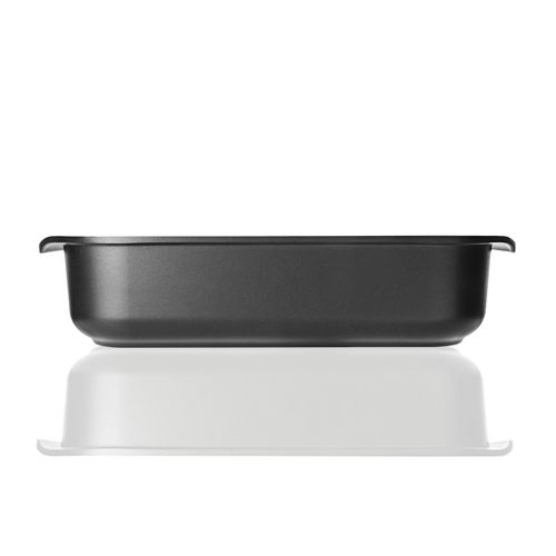 Plaque De Cuisson Oven Removable, Aluminium Moulé Sous Pression, Noir, 40x25x8,5 Cm