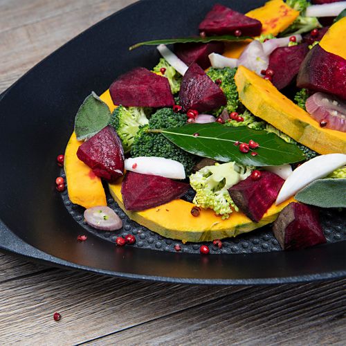 Poêle à Poisson Explora, Aluminium Moulé Sous Pression, Noir, 46x26,5x6 Cm