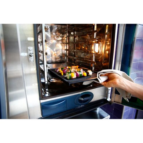 Plaque à Griller Bbq, Aluminium Moulé Sous Pression, Noir, 38x26,5x2 Cm